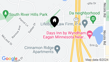 Map of 4514 Cinnamon Ridge Trail Unit: B, Eagan MN, 55122