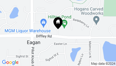 Map of 4192 Hilltop Lane, Eagan MN, 55123