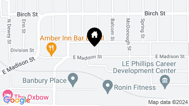 Map of 1114 E Madison Street, Eau Claire WI, 54703