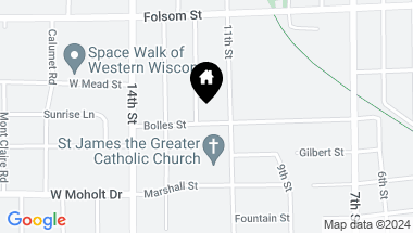 Map of 1120 Bolles Street, Eau Claire WI, 54703