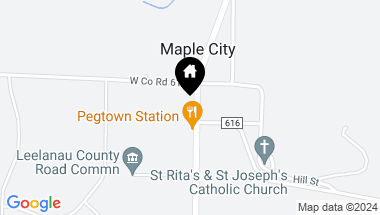 Map of 8622 S Road, Maple City MI, 49664
