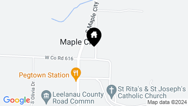 Map of 8516 S Maple Street, Maple City MI, 49664