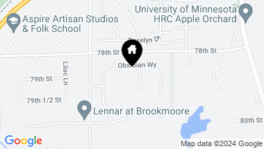 Map of 4916 Obsidian Way, Victoria MN, 55386