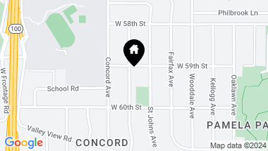 Map of 5909 Ashcroft Avenue, Edina MN, 55424