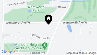 Map of 694 Wentworth Avenue, Mendota Heights MN, 55118