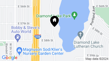 Map of 5721 Clinton Avenue, Minneapolis MN, 55419