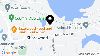 Map of 23825 Lawtonka Drive, Shorewood MN, 55331