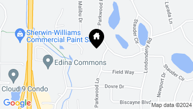Map of 5500 Parkwood Lane, Edina MN, 55436
