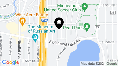 Map of 5425 3rd Avenue S, Minneapolis MN, 55419