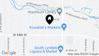 Map of 5325 Bryant Avenue S, Minneapolis MN, 55419