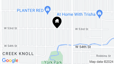 Map of 5309 Zenith Avenue S, Minneapolis MN, 55410