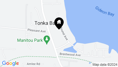Map of 100 Mound Avenue, Tonka Bay MN, 55331