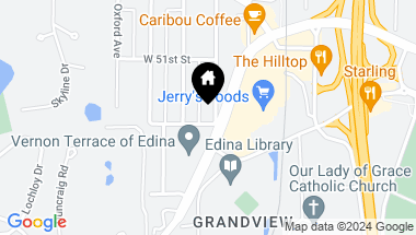 Map of 5148 Hankerson Ave, Edina MN, 55436