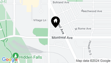 Map of 2040 Saunders Avenue, Saint Paul MN, 55116