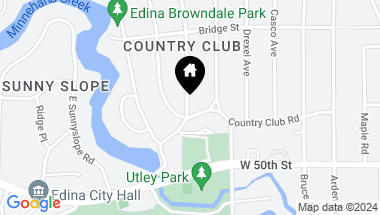 Map of 4621 Edina Boulevard, Edina MN, 55424