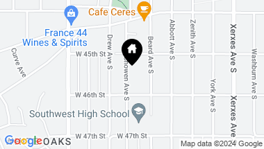 Map of 4519 Chowen Avenue S, Minneapolis MN, 55410