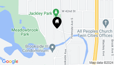 Map of 4308 Brookside Avenue, Saint Louis Park MN, 55436