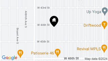 Map of 4413 Harriet Avenue, Minneapolis MN, 55419
