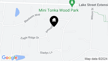 Map of 4337 Avondale Street, Minnetonka MN, 55345