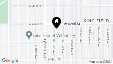 Map of 4223 Garfield Avenue, Minneapolis MN, 55409