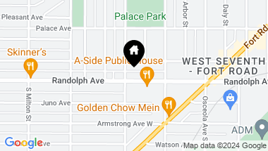 Map of 775 Randolph Avenue, Saint Paul MN, 55102