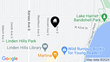 Map of 4148 Upton Avenue S, Minneapolis MN, 55410