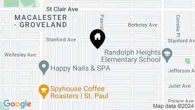 Map of 329 Pascal Street S, Saint Paul MN, 55105