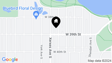 Map of 3840 Washburn Avenue S, Minneapolis MN, 55410