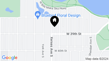 Map of 3845 Xerxes Ave S, Minneapolis MN, 55410