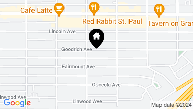 Map of 780 Goodrich Avenue, Saint Paul MN, 55105