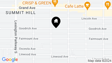Map of 964 Goodrich Avenue, Saint Paul MN, 55105