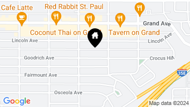 Map of 707 Goodrich Avenue, Saint Paul MN, 55105