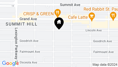 Map of 964 Lincoln Avenue, Saint Paul MN, 55105