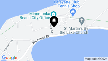 Map of 2109 Lake Road, Minnetonka Beach MN, 55391