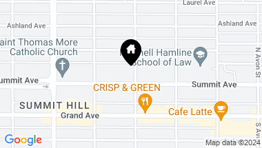 Map of 985 Summit Avenue, Saint Paul MN, 55105