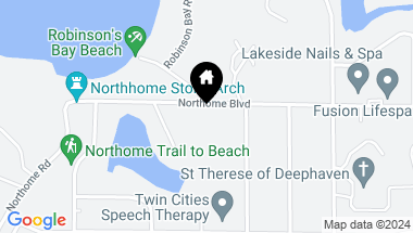 Map of 18665 Northome Boulevard, Deephaven MN, 55391