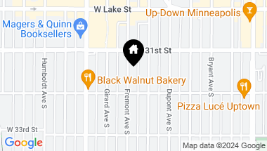 Map of 3129 Fremont Avenue S Unit: 6, Minneapolis MN, 55408