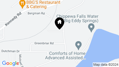 Map of 1161 Weather Ridge Road 2, Chippewa Falls WI, 54729