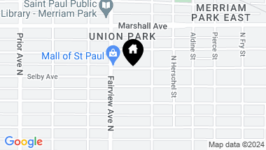 Map of 1784 Selby Avenue, Saint Paul MN, 55104