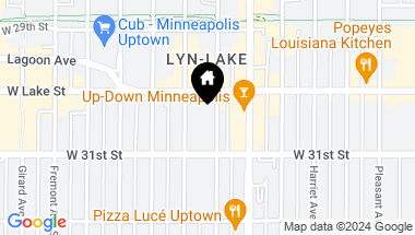 Map of 3018 Aldrich Avenue S Unit: 5, Minneapolis MN, 55408