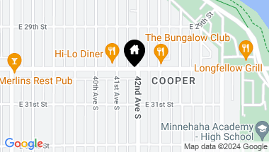 Map of 4121 E Lake Street, Minneapolis MN, 55406