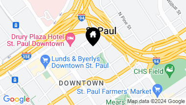 Map of 225 9th Street E Unit: 405, Saint Paul MN, 55101