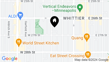 Map of 2637 Pleasant Avenue, Minneapolis MN, 55408