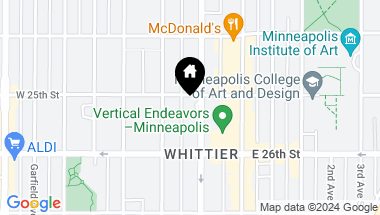 Map of 2500 Blaisdell Avenue Unit: 103, Minneapolis MN, 55404
