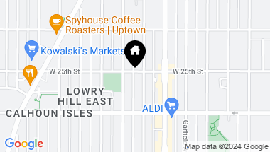 Map of 807 W 25th Street, Minneapolis MN, 55405