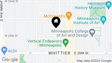 Map of 2440 Blaisdell Avenue, Minneapolis MN, 55404
