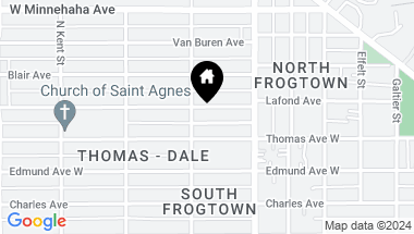 Map of 422 Lafond Avenue, Saint Paul MN, 55103