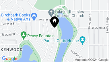 Map of 2130 W Lake Of The Isles Parkway, Minneapolis MN, 55405
