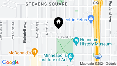 Map of 2115 Stevens Avenue, Minneapolis MN, 55404