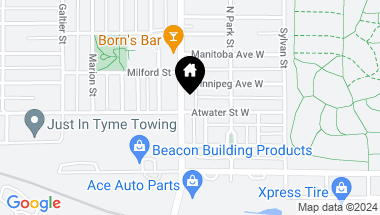 Map of 842 Rice Street, Saint Paul MN, 55117
